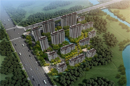 东平南城区江南府邸107平三室两厅一卫中档装修售价82万